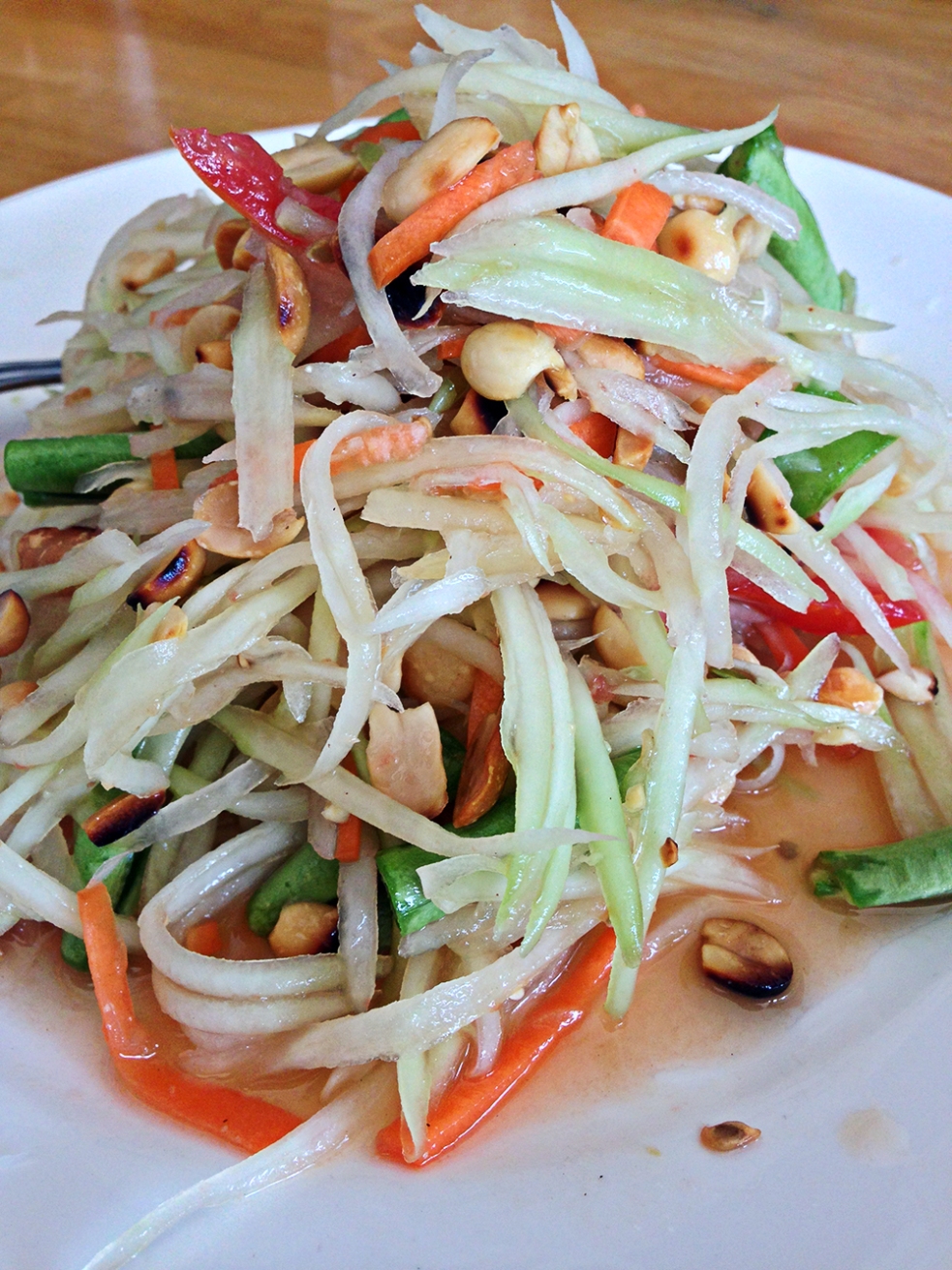 Thai papaya salad